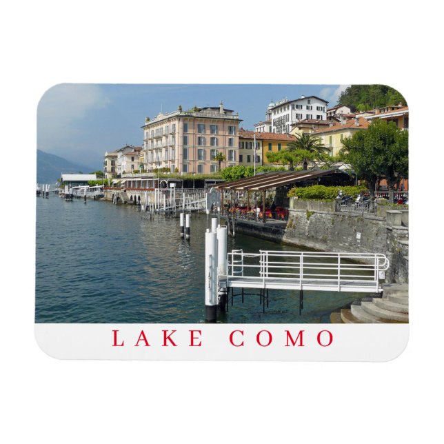 Bellagio pier view fridge magnet (Horizontal)