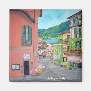 Bellagio Street, Italy - Magnet