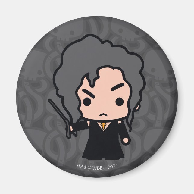 Bellatrix Cartoon Character Art Magnet (Front)