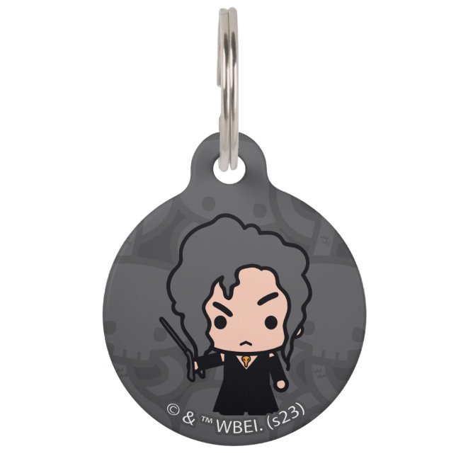 Bellatrix Cartoon Character Art Pet Tag (Front)