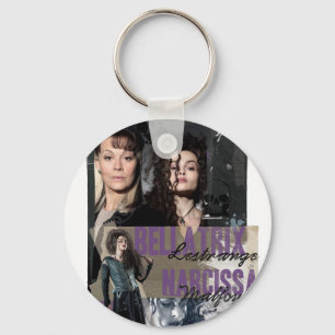 Bellatrix Lestrange and Narcissa Malfoy Key Ring