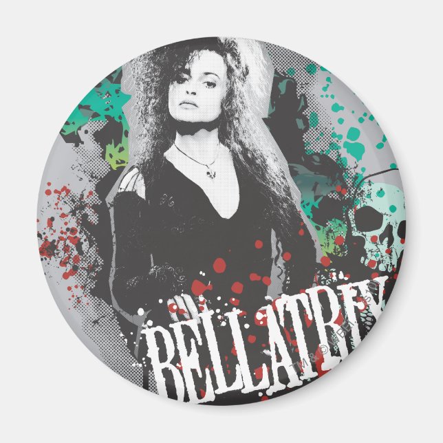 Bellatrix Lestrange Graphic Logo Magnet (Front)