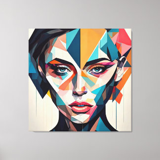 Belle | abstract | Stretched Canvas Print