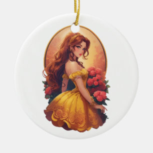 Belle  ceramic tree decoration