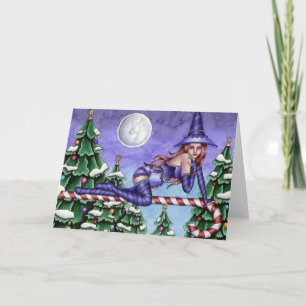Belle - Christmas Witch Card