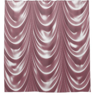 Belle Drape Petal   Elegant Pattern Shower Curtain