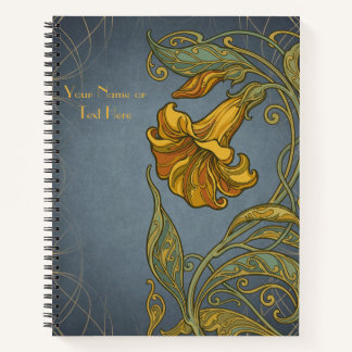 Belle Époque Botanicals: Art Nouveau Allamanda Notebook