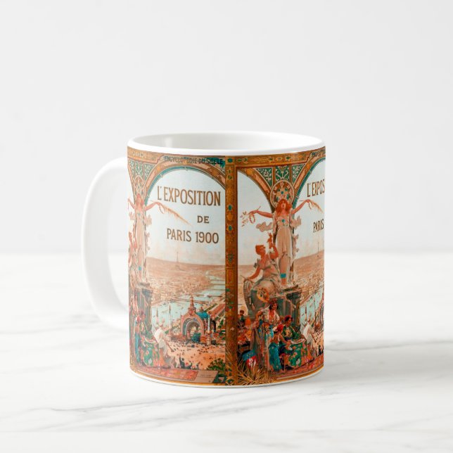 Belle Époque - Paris 1900 Exposition Universelle Coffee Mug (Front Left)