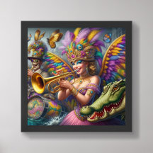 Belle fairy and Claude the Alligator