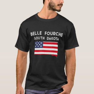 Belle Fourche South Dakota USA State America Trave T-Shirt