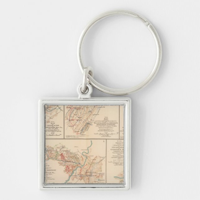 Belle Grove battle Key Ring (Front)