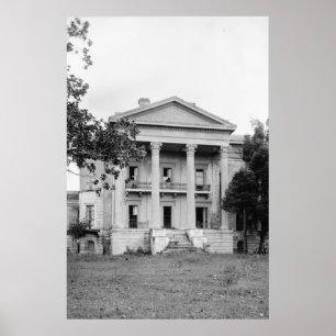 Belle Grove Plantation Louisiana Poster