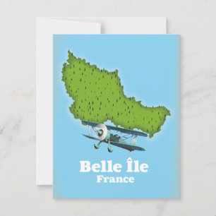 Belle Île France map