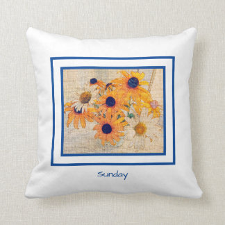 Belle Jardin Home "Sunday Daisy" Cushion