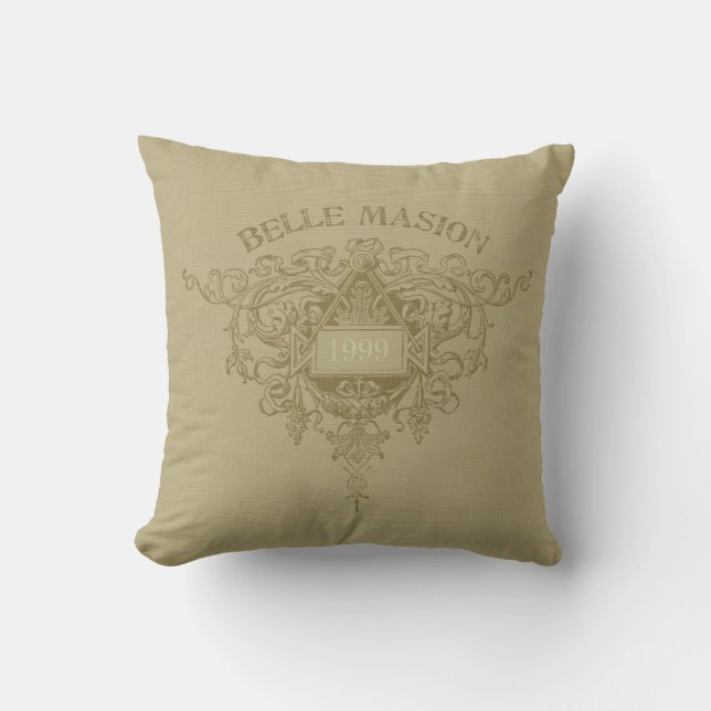 Belle Maison Pillow - Beige (Front)