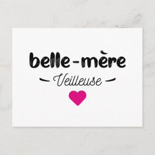 Belle mère veilleuse postcard