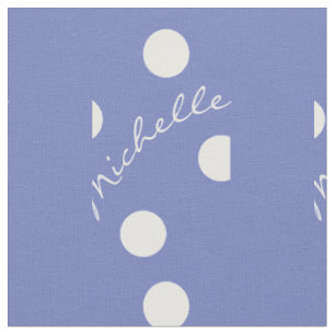 Belle Michelle Custom Name and Colour Polka Dot Fabric