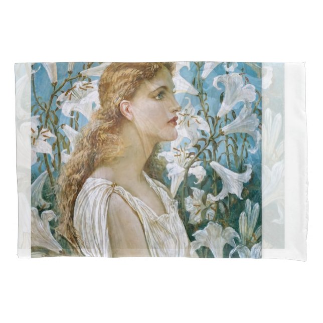 Belle of the Art Nouveau Era,Belle epoque,victoria Pillowcase (Front)