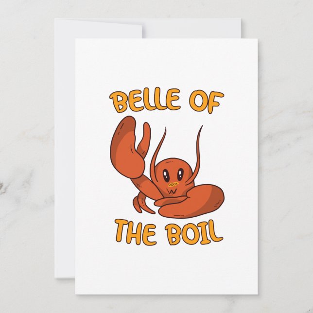 Belle Of The Boil Crawfish Thank You Card (Front)