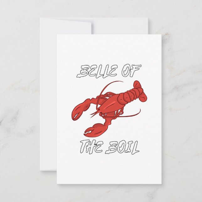 Belle Of The Boil Crawfish Thank You Card (Front)