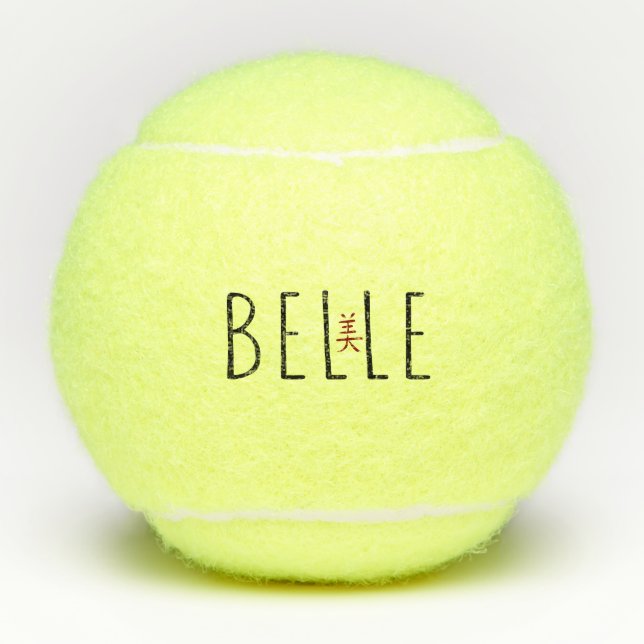 Belle Tennis Balls (Front)