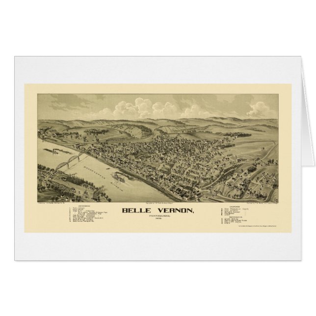 Belle Vernon, PA Panoramic Map - 1902 (Front Horizontal)