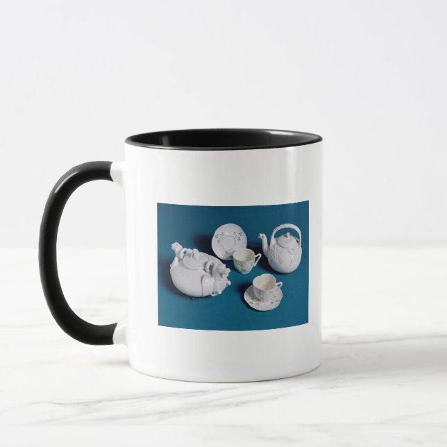 Belleek tea service mug (Left)