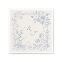 Bellefontaine — French Blue Wedding Napkins