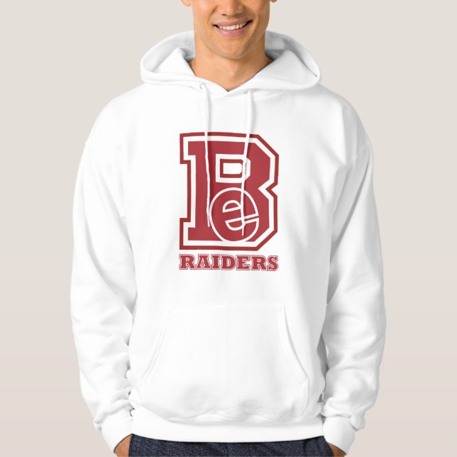 Bellefonte Raiders Be Shirt design on a hoodie (Front)