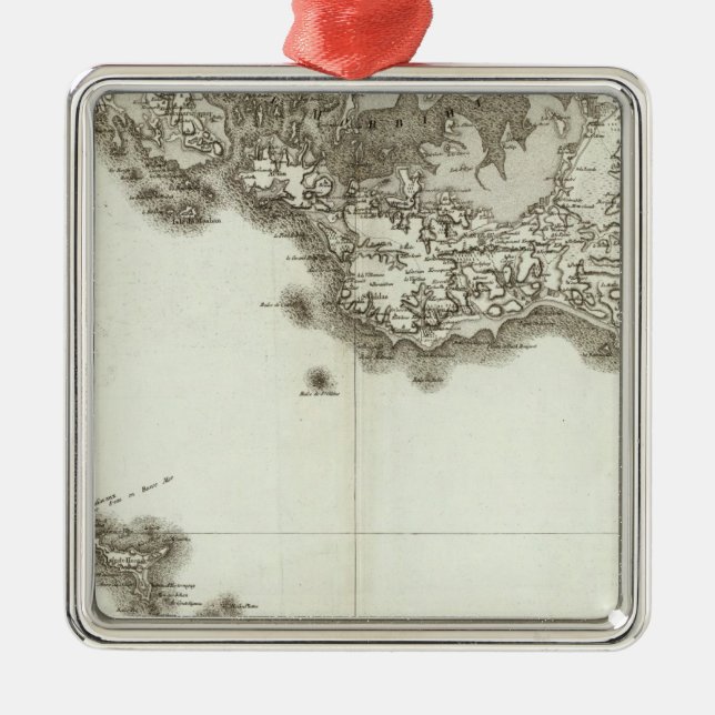 BelleIsle Metal Tree Decoration (Front)