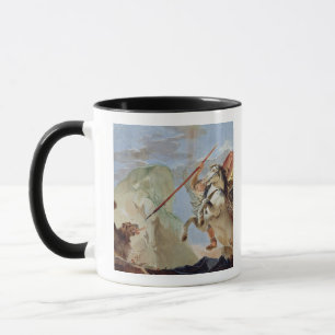 Bellerophon, riding Pegasus, slaying the Chimaera, Mug