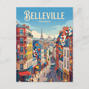 Belleville France Postcard