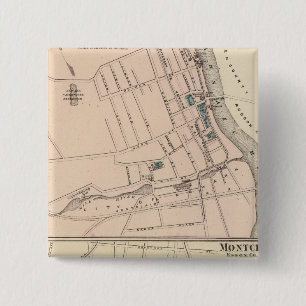 Belleville, Montclair, NJ 15 Cm Square Badge
