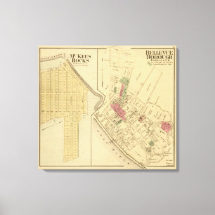 Bellevue Borough Canvas Print
