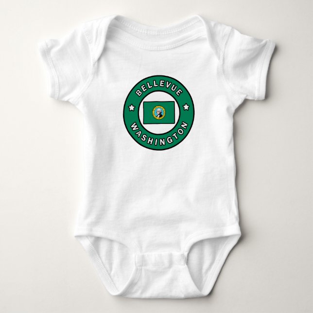 Bellevue Washington Baby Bodysuit (Front)
