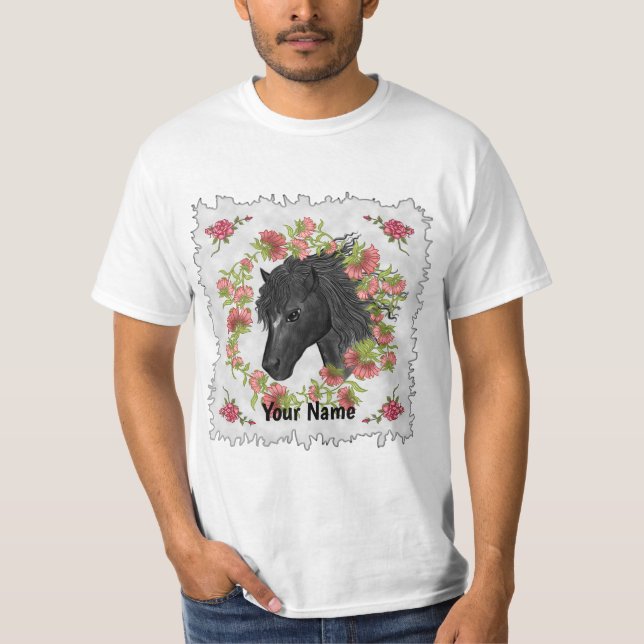 Bellflower Black Horse  t-shirt  (Front)