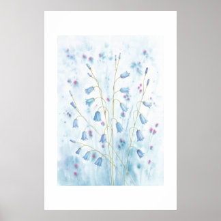 Bellflowers Poster