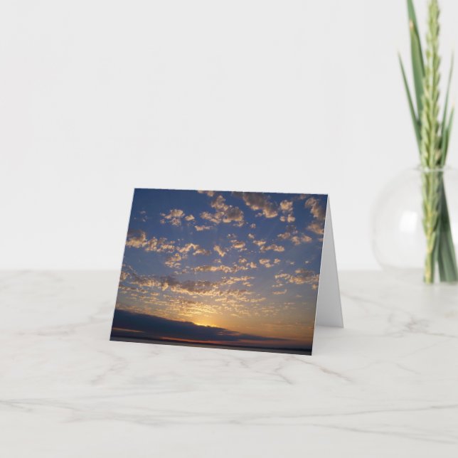 Bellingham Bay Sunset Card (Front)