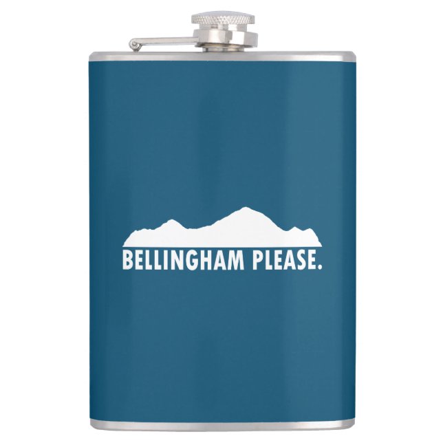 Bellingham Please Hip Flask (Front)