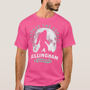 Bellingham Respect The Locals Sasquatch Full Moon T-Shirt