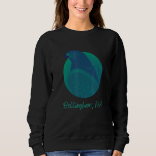 Bellingham Wa Osprey Sea Green Raptor Ocean Bird Sweatshirt