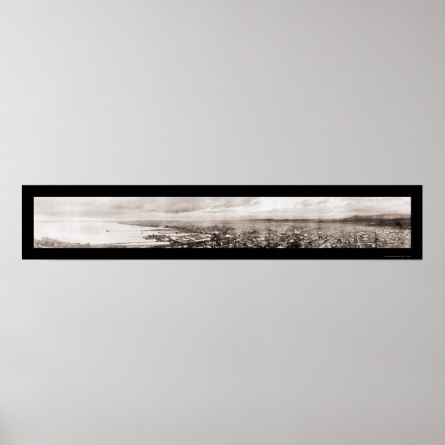 Bellingham WA Photo 1909 Poster (Front)