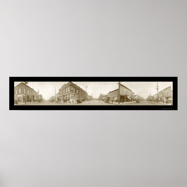 Bellingham Washington Photo 1909 Poster (Front)