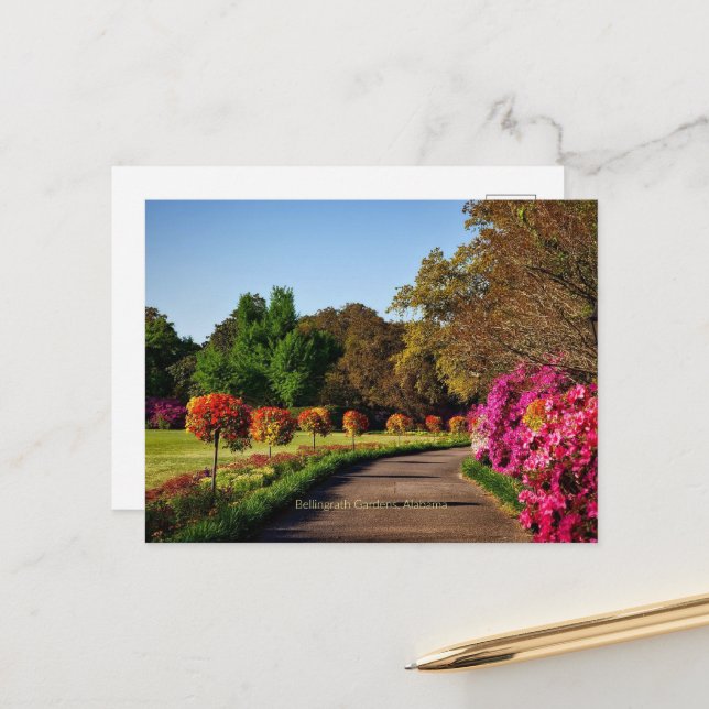 Bellingrath Gardens, Alabama Postcard (Front/Back In Situ)