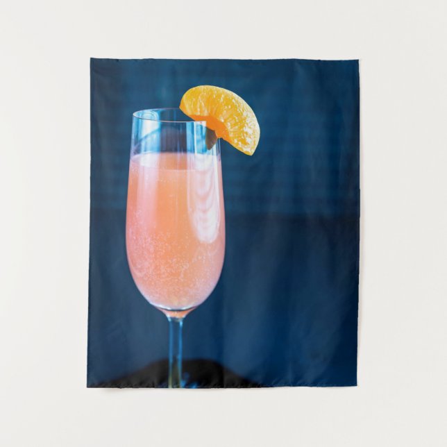 Bellini cocktail tapestry (Front)