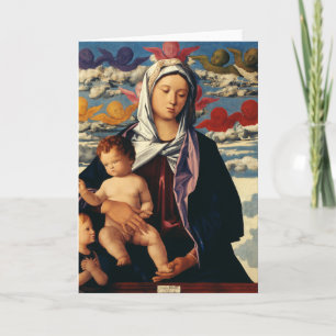Bellini’s Virgin and Child High-Fidelity Fine Art Card