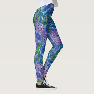 Bellisima Fine Art Floral Leggings