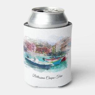 ** Bellissima Italian AP12 Cinque Terra Italy Can Cooler