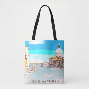 ** Bellissima - Italian Language Venezia Venice Tote Bag