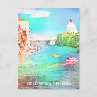 ** Bellissima Italian Language Venice Venezia Postcard